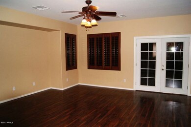 great room living / french doors