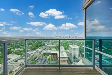 Balcony featuring a city view