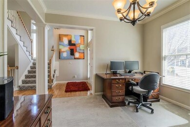 Formal dining room or office with brand new carpet