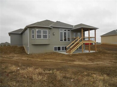 Back of home.  Good size backyard