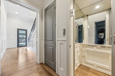 Elevator goes to all levels of the home.