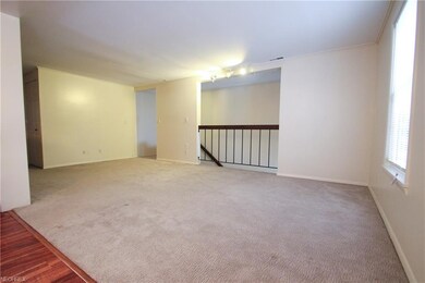 Large living room with newer carpet