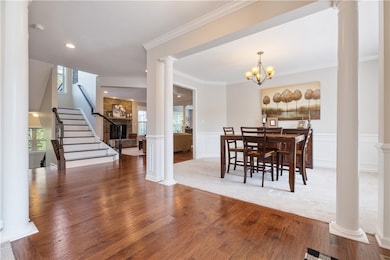View of the main level as you walk in the front do