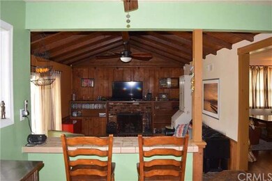 Kitchen Breakfast Bar overlooking the step down Fa