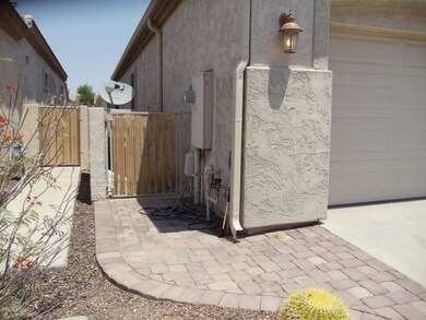 Paver Stone Walk Way To Trash Can Area