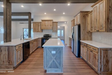 Custom cabinetry  and backsplash