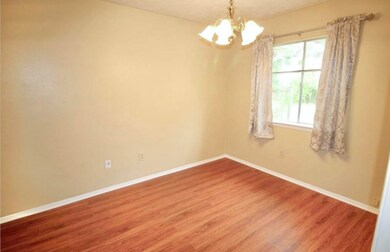 View of the dining room from the kitchen