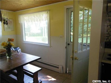 Porch - Enclosed. Enclosed porch off the kitchen t