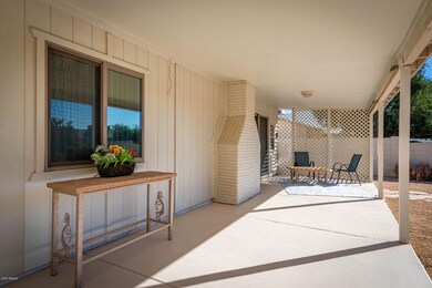 Full length covered patio