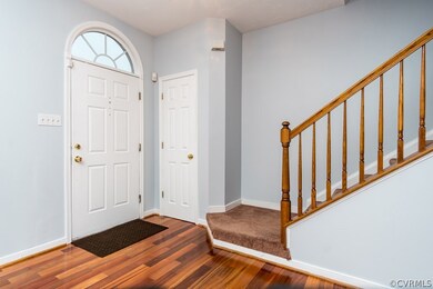 Coat closet just inside the door.
