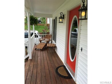 Front Porch spanning the width of the house