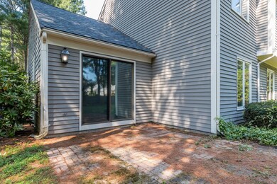 Private back patio