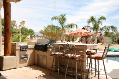 Built-in BBQ