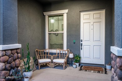 Front door & Porch