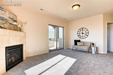 Living room with walkout to balcony