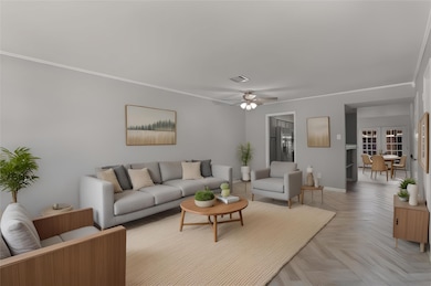 New plumbing through the whole unit!! ( Picture of living room - Virtually staged)