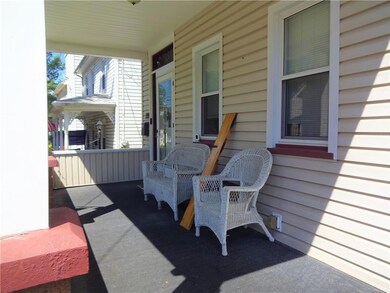 Covered front porch