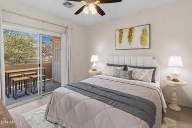 Primary bedroom - staged