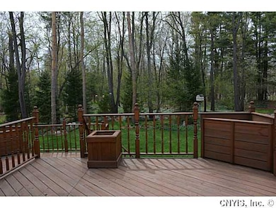 Deck Gorgeous two tier deck overlooks private back