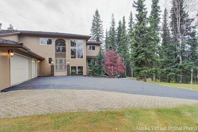 Exterior surrounded by mature trees