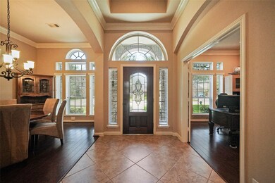 Entry into the elegant grand foyer.