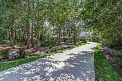 Home is nestled on 1.24 acres providing a private