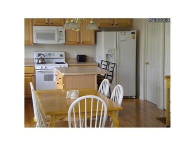 Beautiful hardwoods in kitchen.