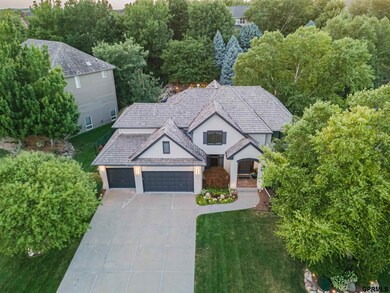 Aerial Elevation Taken from East/Front of Home