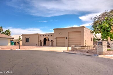 Front view looking SE