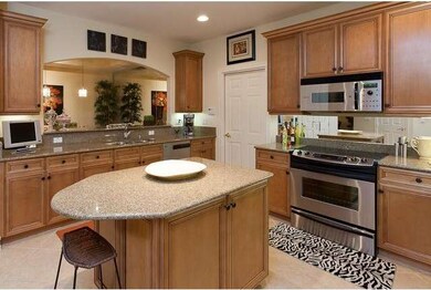 Kitchen with island