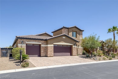 View of front of property featuring stone siding,