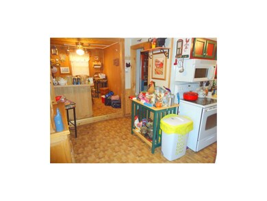 Dining room and kitchen in main house