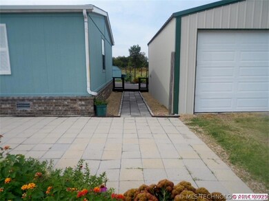 Walk Way Between Home & Garage