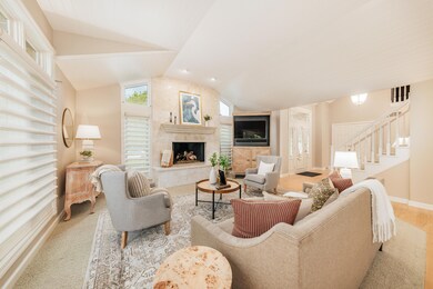 Living Room with Fireplace