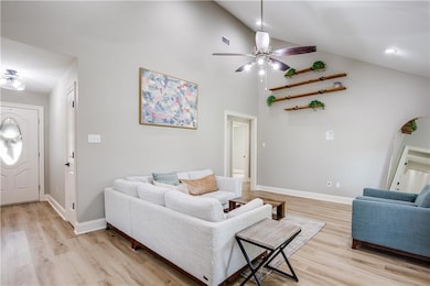 Living and foyer