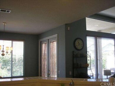 looking from kitchen out toward back