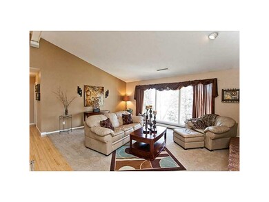Family Room. Floor to ceiling windows