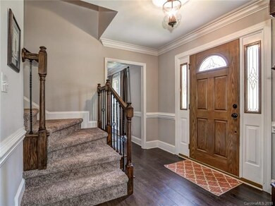 The welcoming entry features great laminate floori