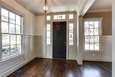 Hardwood Flooring and Paneled Detail