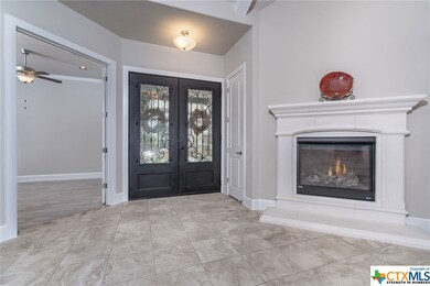 Family Room with gas log fireplace!