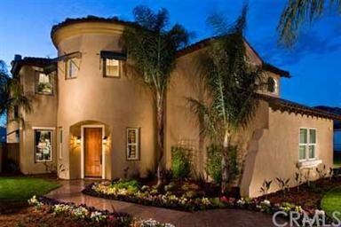 The picture is of a model home and does not direct