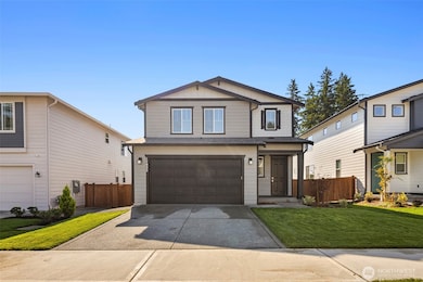 This is a brand new home. Built by KB Homes. Flexible 5 Bedroom Home  or  use it as a 4 Bedrooms with a Den on the main level. The main living space downstairs offers a great room design.