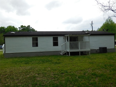 Rear view of the covered back porch.