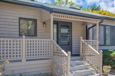 A view of the rocking chair Front Porch