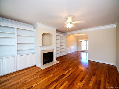 Built In Cabinets And Gas Fireplace Great Room