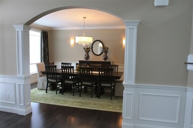This area fits a table that seats 10 with enough r