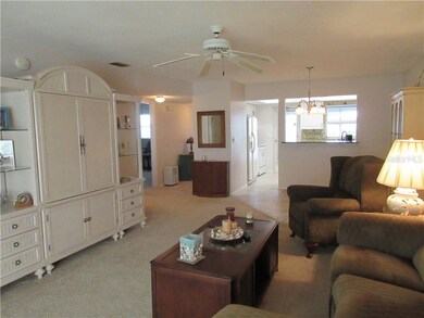 Furnished Living Room and Dining Room