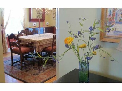 Dining Room. Formal dining room with hardwood floo