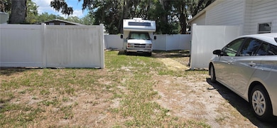 Approaching back yard