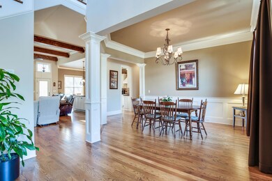 Beautiful Formal Dining with Wainscoting Panel